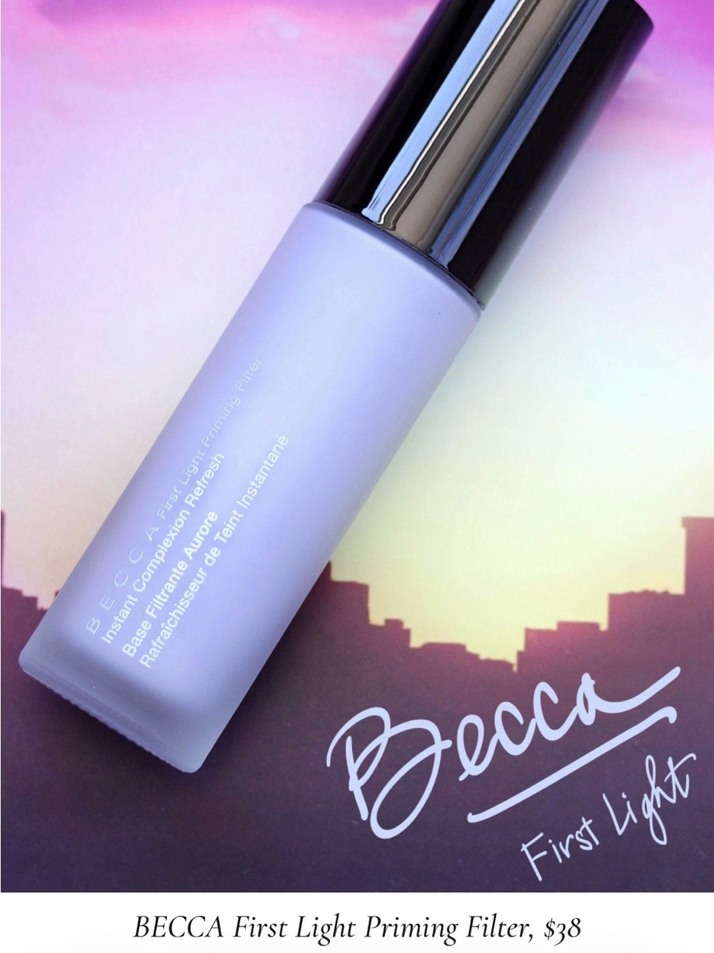 BECCA First Light Priming Filter - Lavender